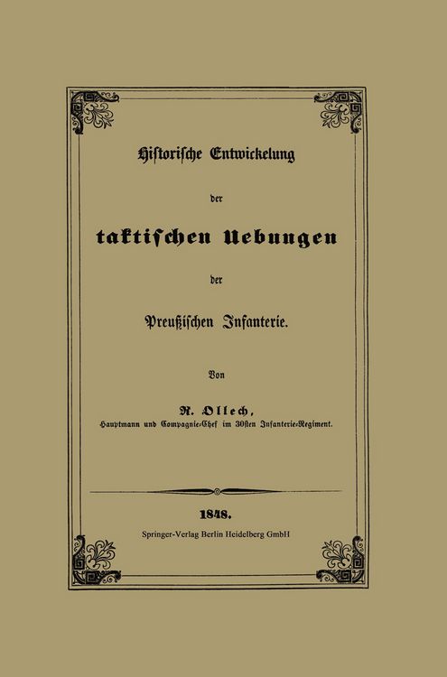 Produktbild: Historische Entwickelung der taktischen Uebungen der Preu&szlig;ischen Infanterie