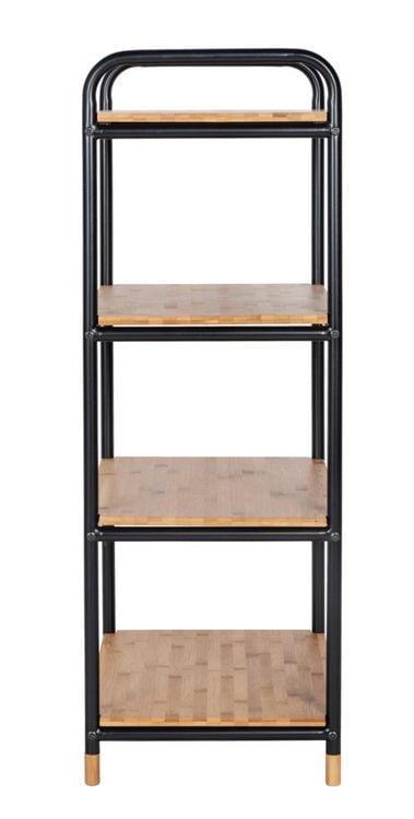 Produktbild: Regal Mod. Loft aus Bambus mit 4 Etagen, Badezimmerregal, Wohnregal