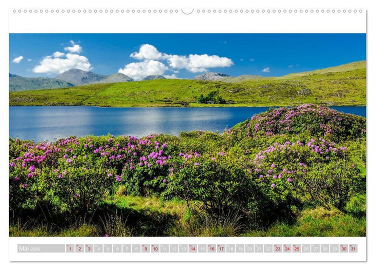 Produktbild: Connemara - Irlands urspr&uuml;nglicher Westen (hochwertiger Premium Wandkalender 2026 DIN A2 quer), Kunstdruck in Hochglanz