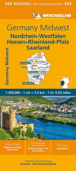 Produktbild: Michelin Nordrhein-Westfalen, Hessen, Rheinland-Pfalz, Saarland
