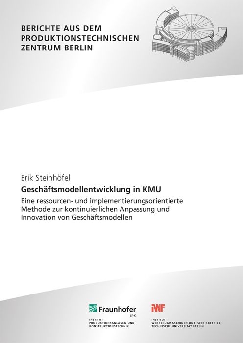 Produktbild: Gesch&auml;ftsmodellentwicklung in KMU