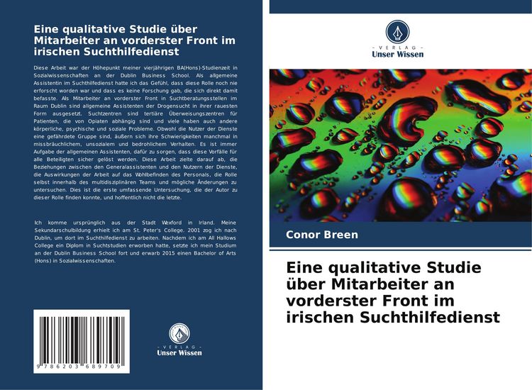 Produktbild: Eine qualitative Studie &uuml;ber Mitarbeiter an vorderster Front im irischen Suchthilfedienst