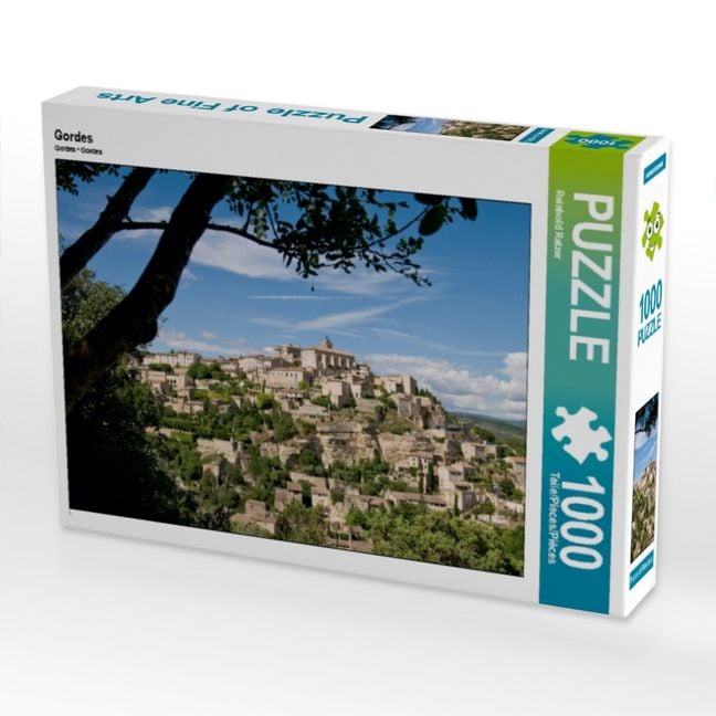 Produktbild: CALVENDO Puzzle Gordes | 1000 Teile Lege-Gr&ouml;&szlig;e 64x48cm Foto-Puzzle f&uuml;r gl&uuml;ckliche Stunden