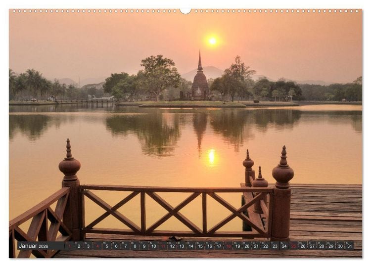 Produktbild: Thailand Journey (hochwertiger Premium Wandkalender 2026 DIN A2 quer), Kunstdruck in Hochglanz