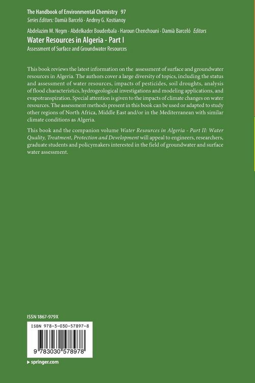 Produktbild: Water Resources in Algeria - Part I