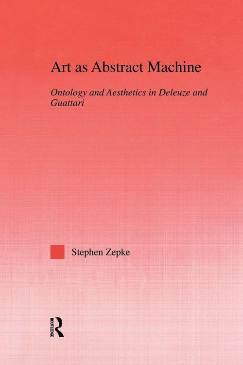 Produktbild: Art as Abstract Machine