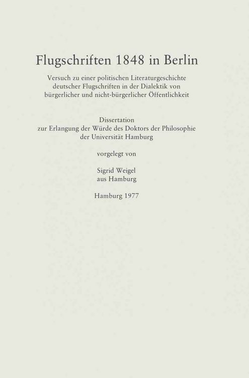 Produktbild: Flugschriften 1848 in Berlin