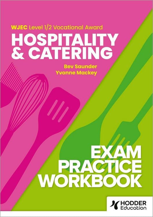Produktbild: WJEC Level 1/2 Vocational Award Hospitality and Catering Exam Practice Workbook