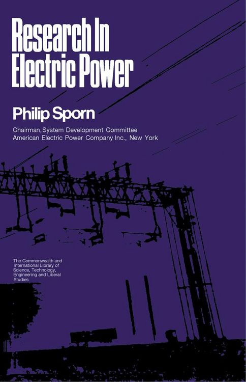 Produktbild: Research in Electric Power