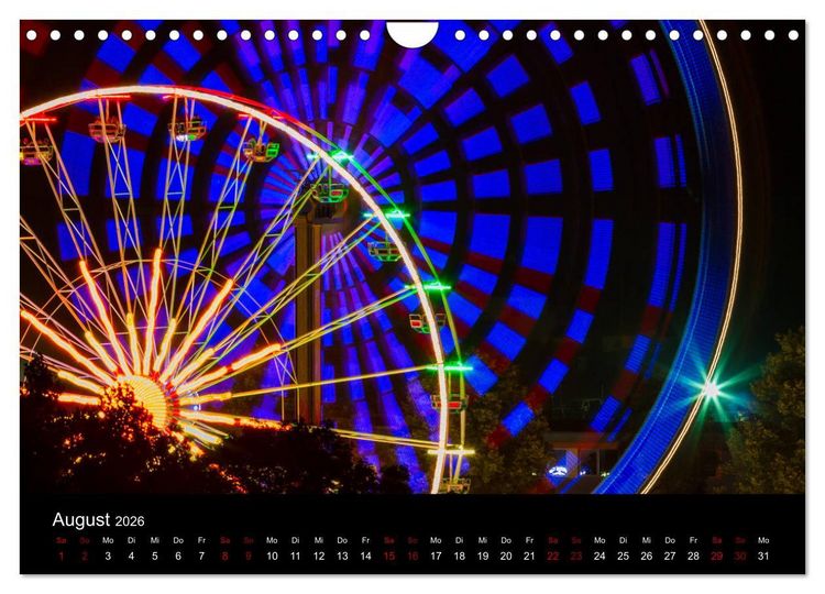 Produktbild: Rudolstadt bei Tag und Nacht (Wandkalender 2026 DIN A4 quer), CALVENDO Monatskalender