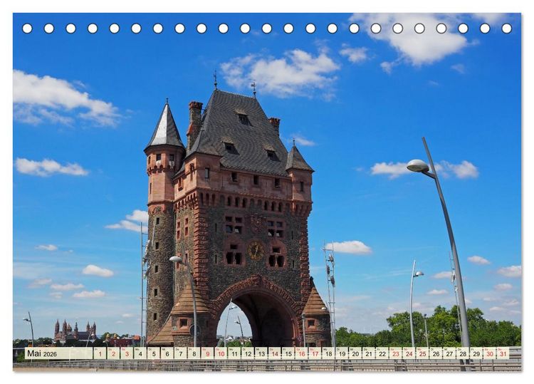 Produktbild: Worms-Nibelungenstadt am Rhein (Tischkalender 2026 DIN A5 quer), CALVENDO Monatskalender