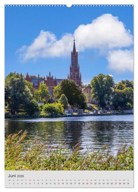 Produktbild: An den gro&szlig;en Seen der Mecklenburgischen Seenplatte (hochwertiger Premium Wandkalender 2026 DIN A2 hoch), Kunstdruck in Hochglanz