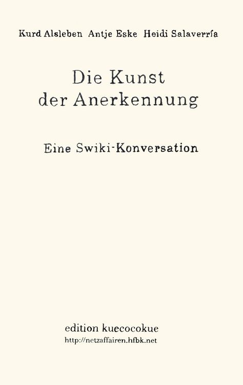 Produktbild: Die Kunst der Anerkennung