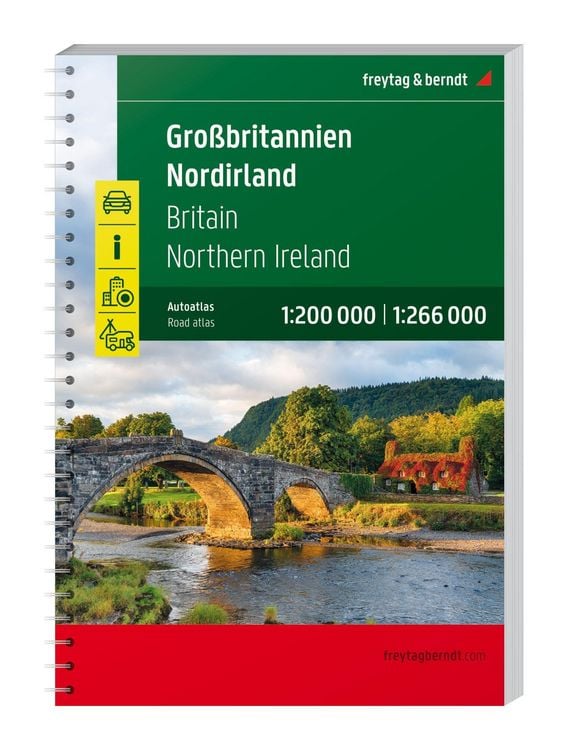 Produktbild: Freytag & berndt Autoatlas Gro&szlig;britannien - Nordirland 1:200.000