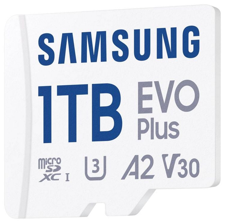 Produktbild: Samsung microSD Card EVO Plus microSD-Karte Retail 1TB A2 Application Performance Class, v30 Video Speed Class, UHS-Class