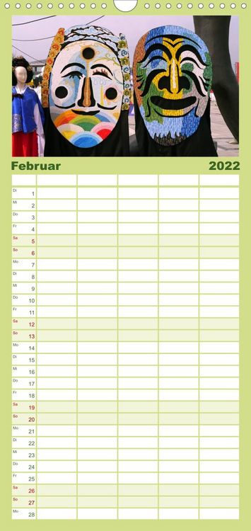 Produktbild: Familienplaner S&Uuml;DKOREA zwischen asiatischer Tradition und Moderne (Wandkalender 2022 , 21 cm x 45 cm, hoch)