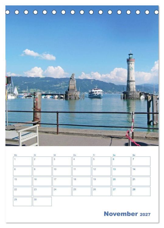 Produktbild: Lindau. Die Gl&uuml;cksfinder-Insel (Tischkalender 2027 DIN A5 hoch), CALVENDO Monatskalender