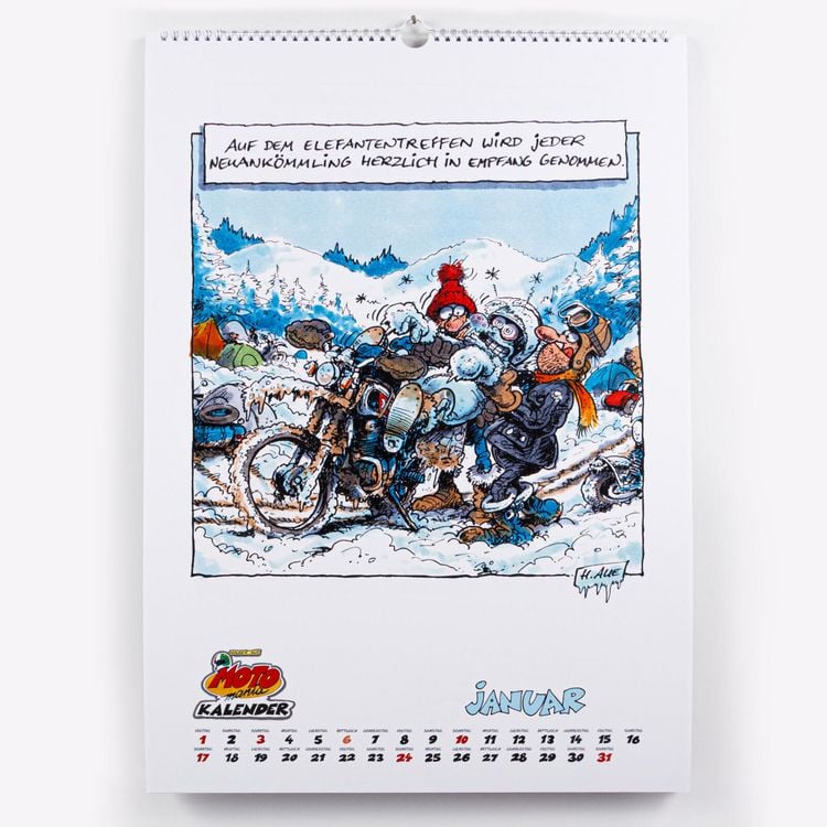 Produktbild: MOTOmania Kalender 2027: Monatskalender im Gro&szlig;format