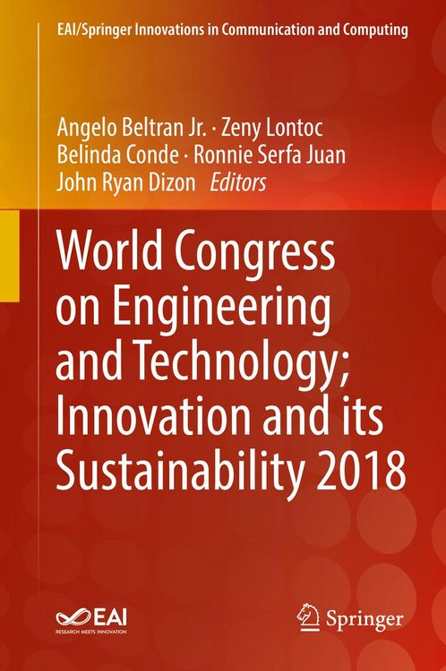 Produktbild: World Congress on Engineering and Technology; Innovation and its Sustainability 2018