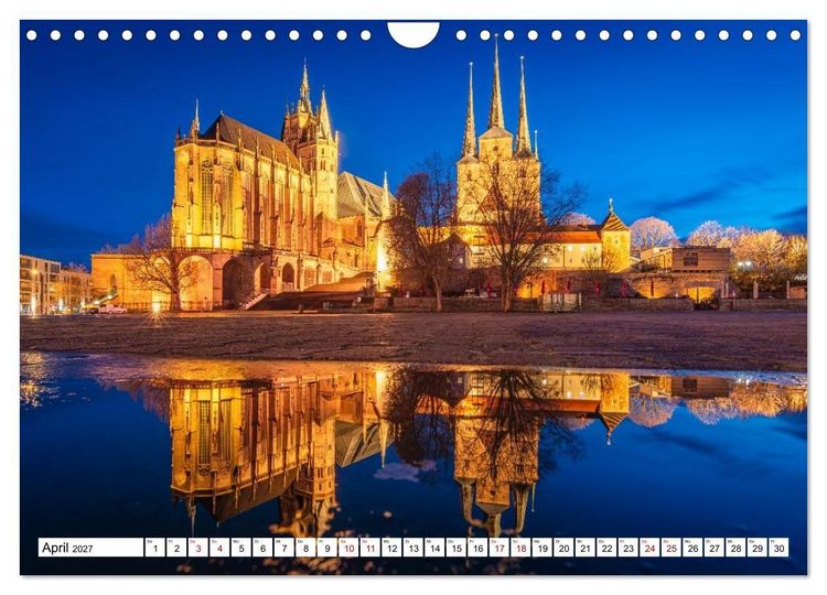 Produktbild: Deutsche St&auml;dte im sch&ouml;nsten Licht (Wandkalender 2027 DIN A4 quer), CALVENDO Monatskalender