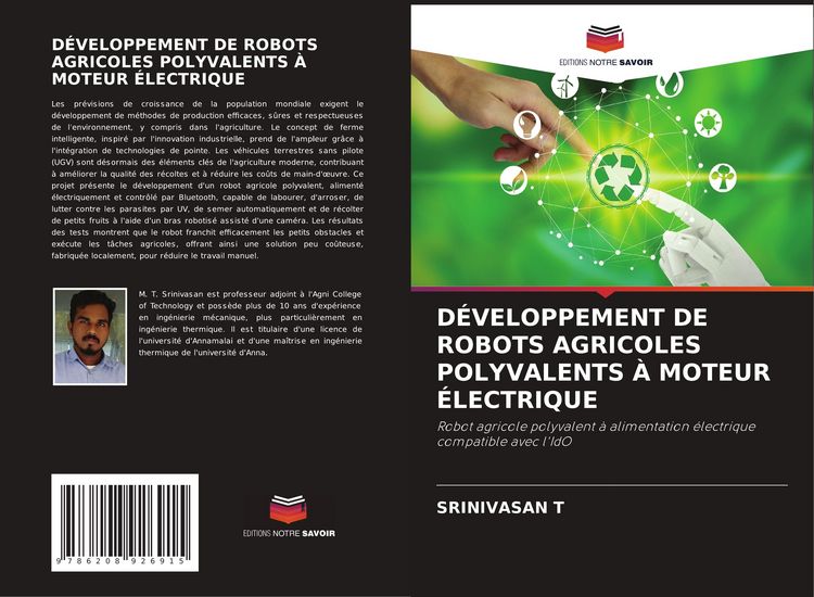 Produktbild: D&Eacute;VELOPPEMENT DE ROBOTS AGRICOLES POLYVALENTS &Agrave; MOTEUR &Eacute;LECTRIQUE