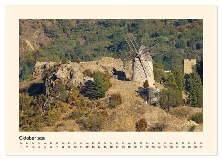 Produktbild: Okzitanien - Unterwegs im Pyren&auml;envorland (Wandkalender 2026 DIN A4 quer), CALVENDO Monatskalender