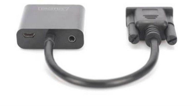 Produktbild: Digitus AV Konverter DA-70473 [VGA - HDMI] 1920 x 1080 Pixel
