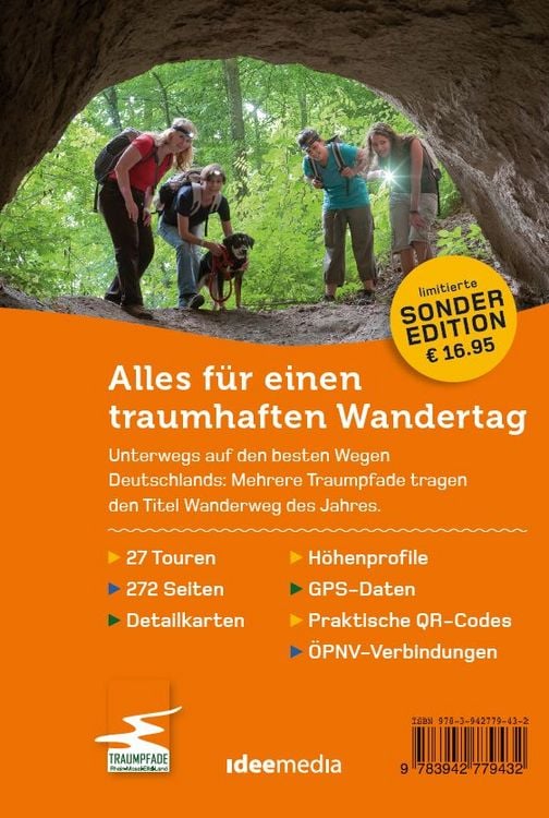 Produktbild: Traumpfade &ndash; Jubil&auml;umsausgabe 2026: 27 Premium-Rundwege am Rhein, an der Mosel und in der Eifel.