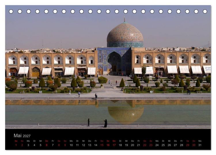 Produktbild: Iran - Impressionen einer Reise (Tischkalender 2027 DIN A5 quer), CALVENDO Monatskalender
