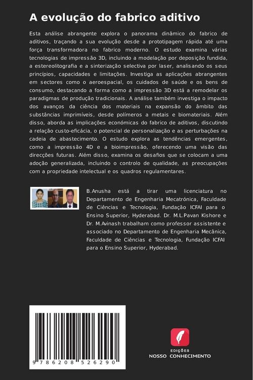 Produktbild: A evolu&ccedil;&atilde;o do fabrico aditivo
