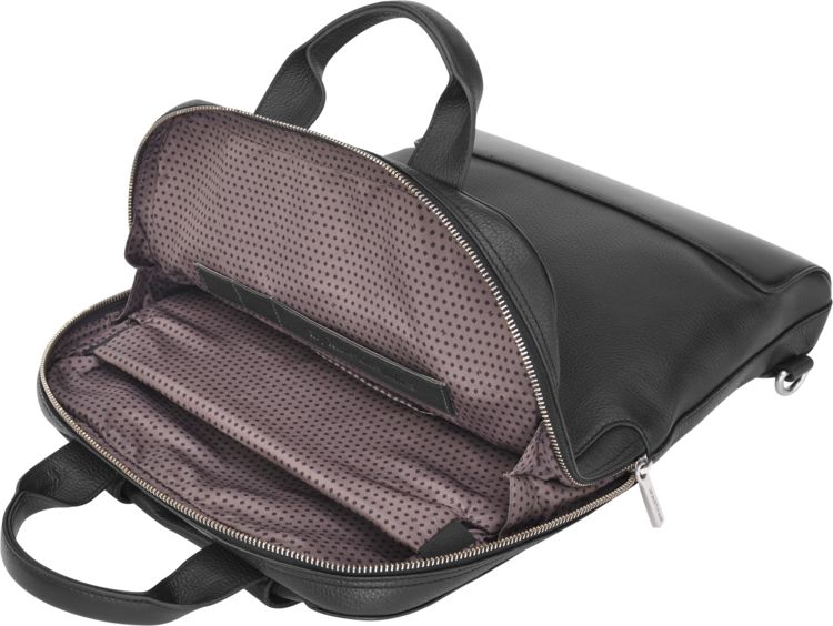 Produktbild: Moleskine klassische vertikale Digitalger&auml;te-Tasche Leder Schwarz