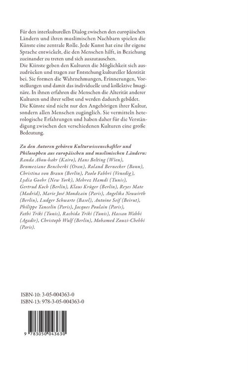 Produktbild: Die K&uuml;nste im Dialog der Kulturen
