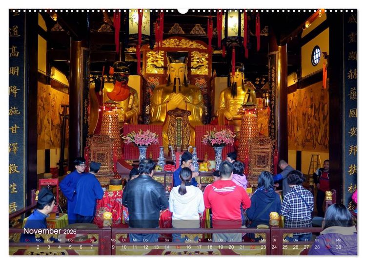 Produktbild: Shanghai - faszinierende Facetten (Wandkalender 2026 DIN A2 quer), CALVENDO Monatskalender