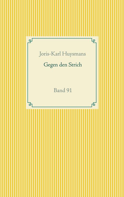 Produktbild: Gegen den Strich