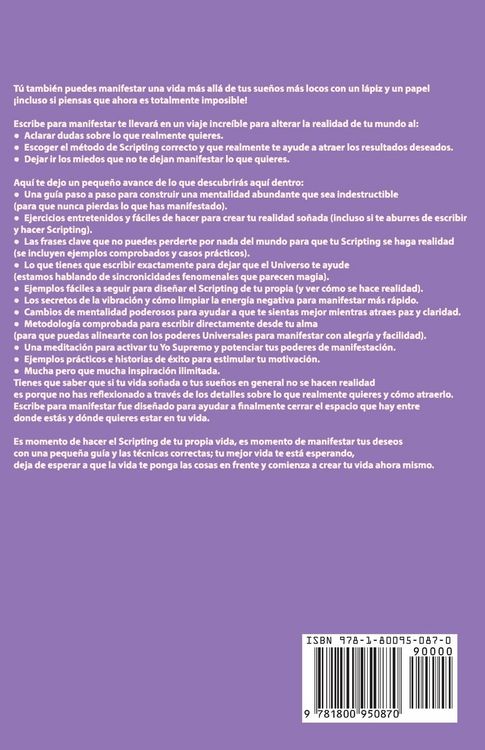 Produktbild: Escribe para manifestar