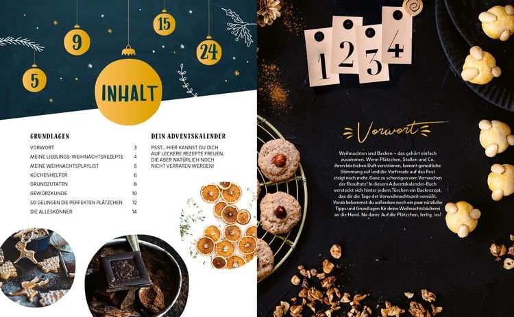 Produktbild: Mein Adventskalender-Buch: Sweet Christmas