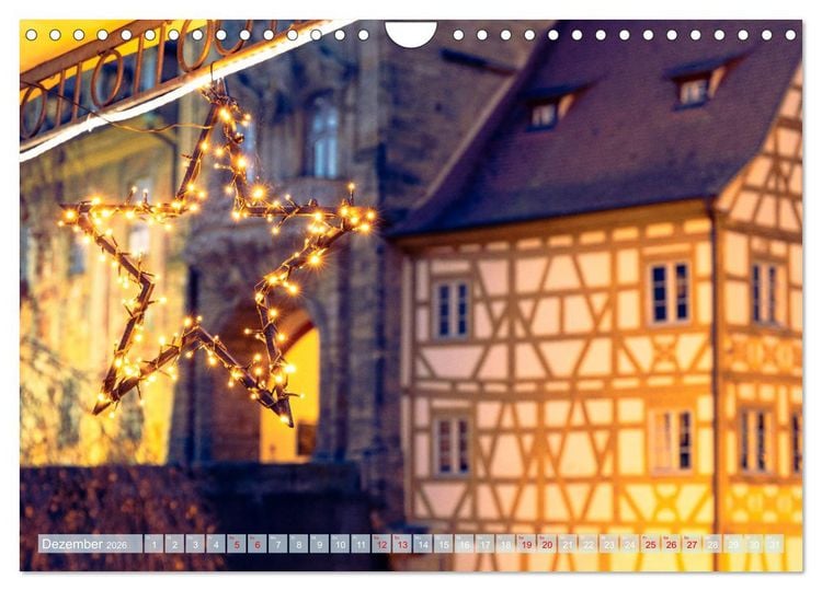 Produktbild: Unterwegs in Bamberg (Wandkalender 2026 DIN A4 quer), CALVENDO Monatskalender