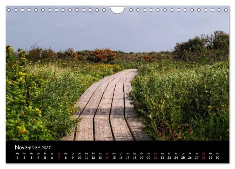 Produktbild: Helgoland und die D&uuml;ne (Wandkalender 2027 DIN A4 quer), CALVENDO Monatskalender