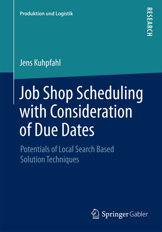 Produktbild: Job Shop Scheduling with Consideration of Due Dates