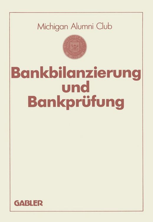 Produktbild: Bankbilanzierung und Bankpr&uuml;fung