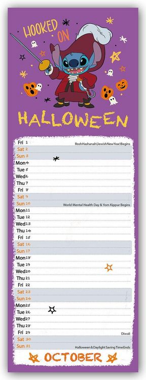 Produktbild: Disney Stitch 2027 &ndash; Slimline-Kalender