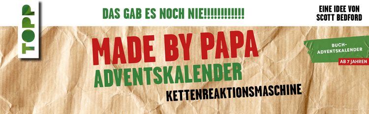 Made by Papa Adventskalender Kettenreaktionsmaschine