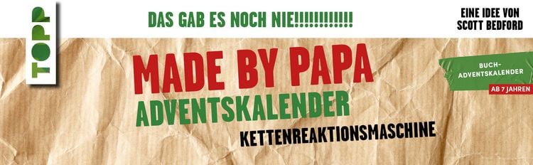 Produktbild: Made by Papa Adventskalender Kettenreaktionsmaschine
