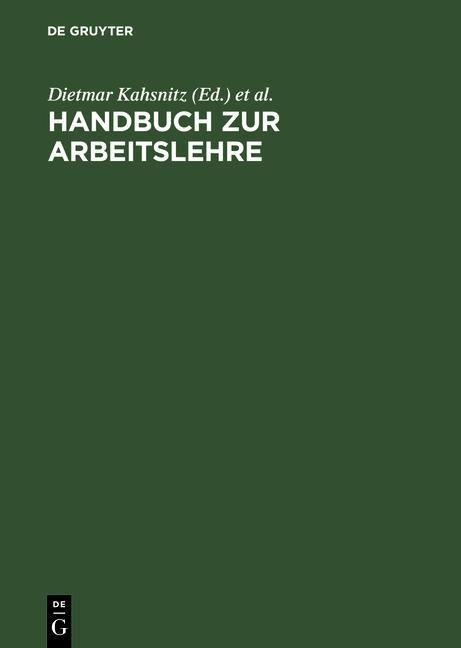 Produktbild: Handbuch zur Arbeitslehre