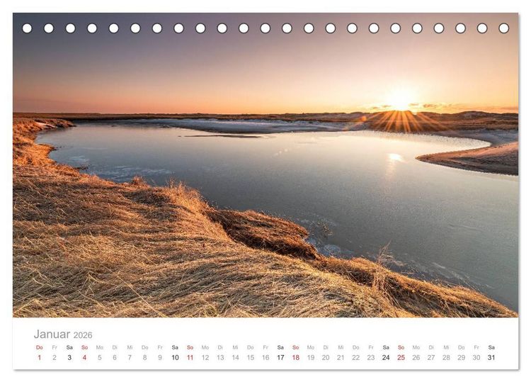 Produktbild: St. Peter-Ording. Deutschlands gr&ouml;&szlig;te Sandkiste (Tischkalender 2026 DIN A5 quer), CALVENDO Monatskalender