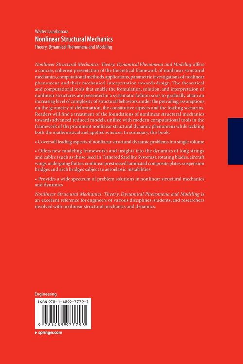 Produktbild: Nonlinear Structural Mechanics