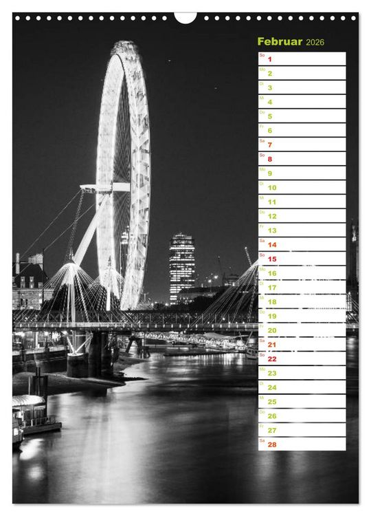 Produktbild: Big City London (Wandkalender 2026 DIN A3 hoch), CALVENDO Monatskalender