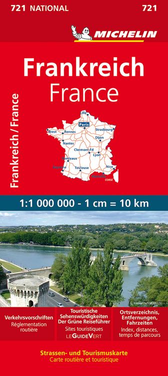 Produktbild: Michelin Frankreich einseitig