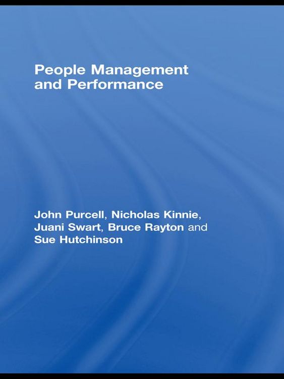 Produktbild: People Management and Performance