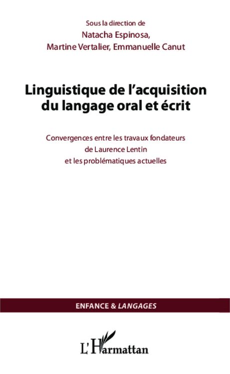 Produktbild: Linguistique de l'acquisition du langage oral et &eacute;crit